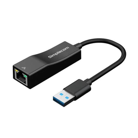 Simplecom NU302 SuperSpeed USB 3.0 to RJ45 Gigabit 1000Mbps Ethernet Network Adapter by Simplecom