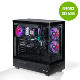 Thermaltake Horizon V2 Ryzen 5 7500F 32GB RTX 5060 1TB SSD 32GB RAM W11H Gaming Desktop PC - Black by Thermaltake