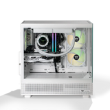 Thermaltake Horizon V2 Ryzen 5 7500F 32GB RTX 5060 1TB SSD 32GB RAM W11H Gaming Desktop PC - Snow by Thermaltake