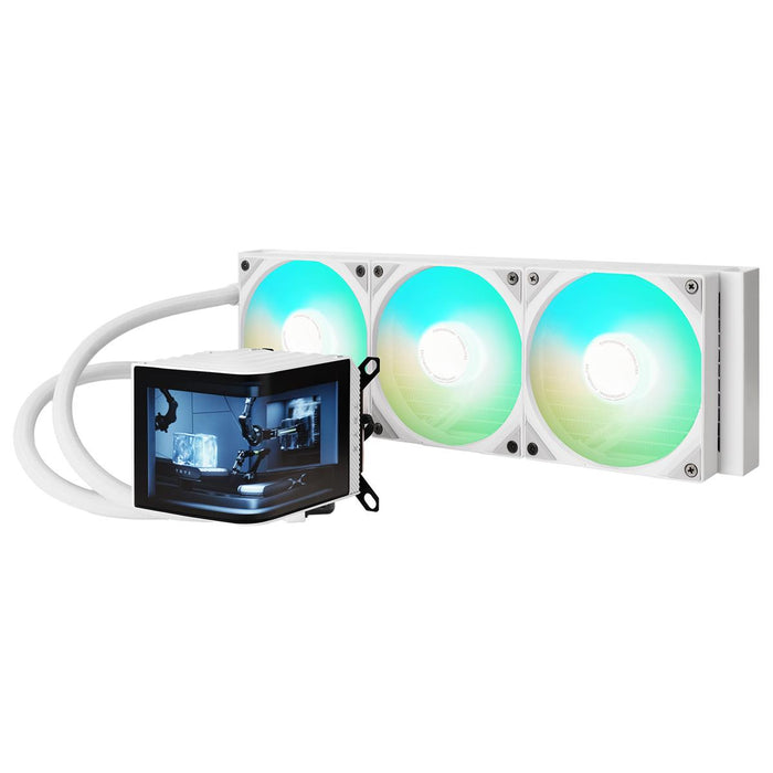 TRYX PANORAMA 360mm AIO Liquid Cooler ARGB White