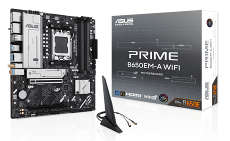 Asus Prime B650EM-A WIFI AM5 mATX Motherboard - IT Warehouse