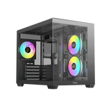 OCYPUS Gamma C54 BLACK mATX case with 3 Fans