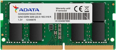 ADATA Premier 32GB Single DDR4 3200MHz CL22 PC4-25600 260-Pin SODIMM Memory RAM Single by Adata