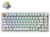 Keychron J2 QMK Wireless RGB Hot-Swappable Apex Banana Switch Mechanical Keyboard - White by Keychron