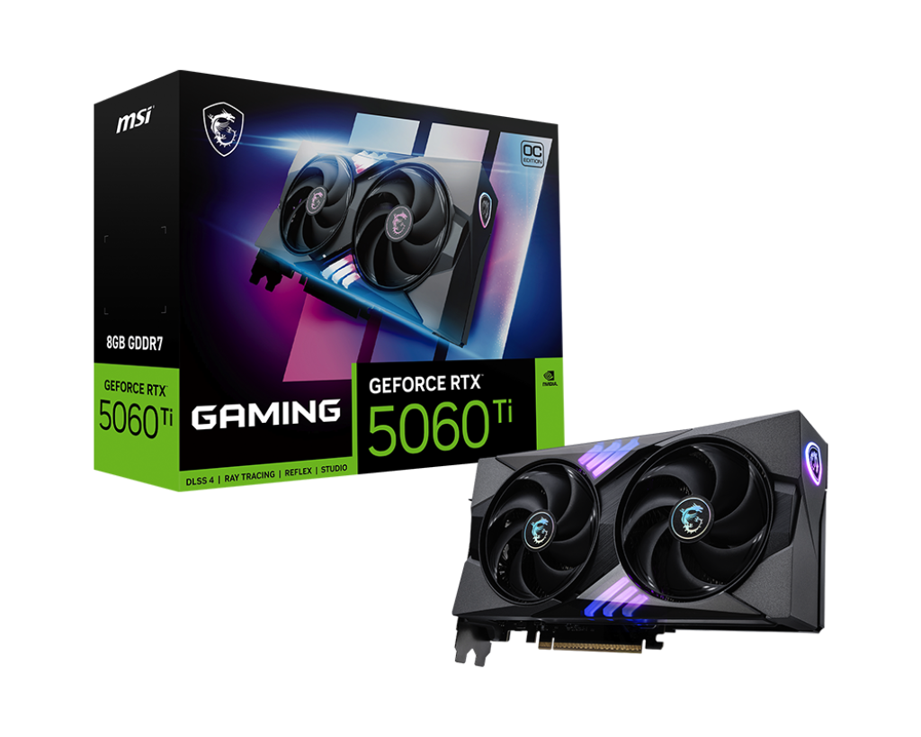MSI GeForce RTX 5060 Ti 8G GAMING OC Graphics Card