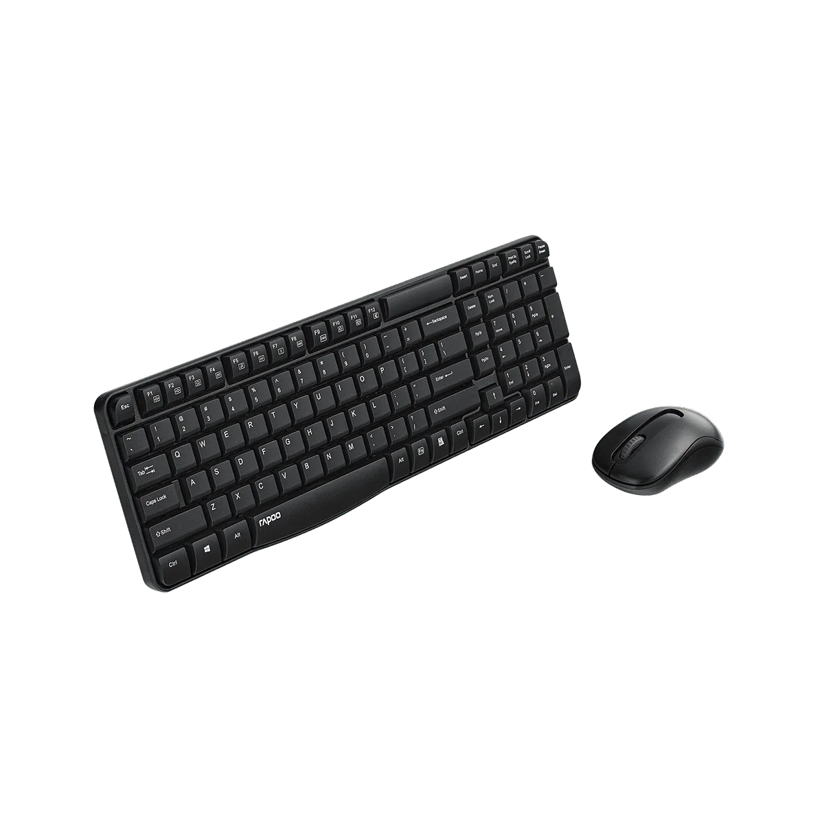 RAPOO X1800S Wireless Keyboard Mouse Combo Black