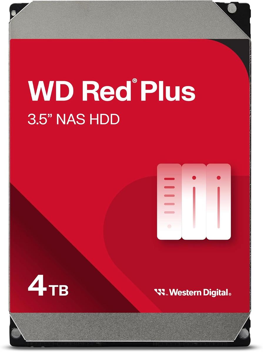Western Digital WD Red Plus 4TB 3.5" NAS HDD SATA