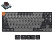 Keychron K3v3 QMK Wireless Low-Profile Backlit Brown Switch Mechanica Whitel Keyboard