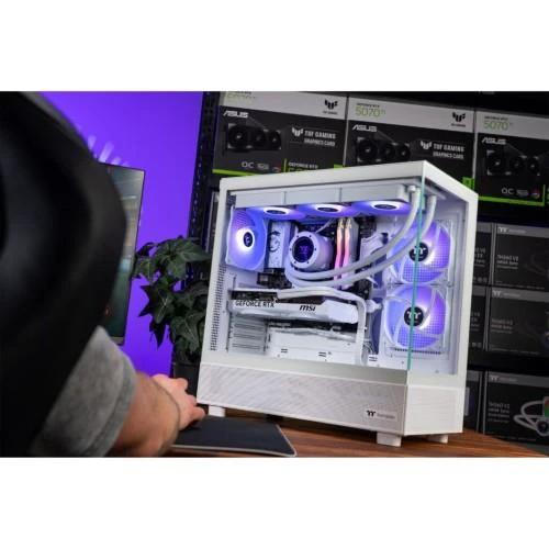 Thermaltake Horizon Pro V2 Ryzen 5 7600 GeForce RTX 5070 2TB SSD 32GB RAM W11H Gaming Desktop PC - Snow Edition by Thermaltake