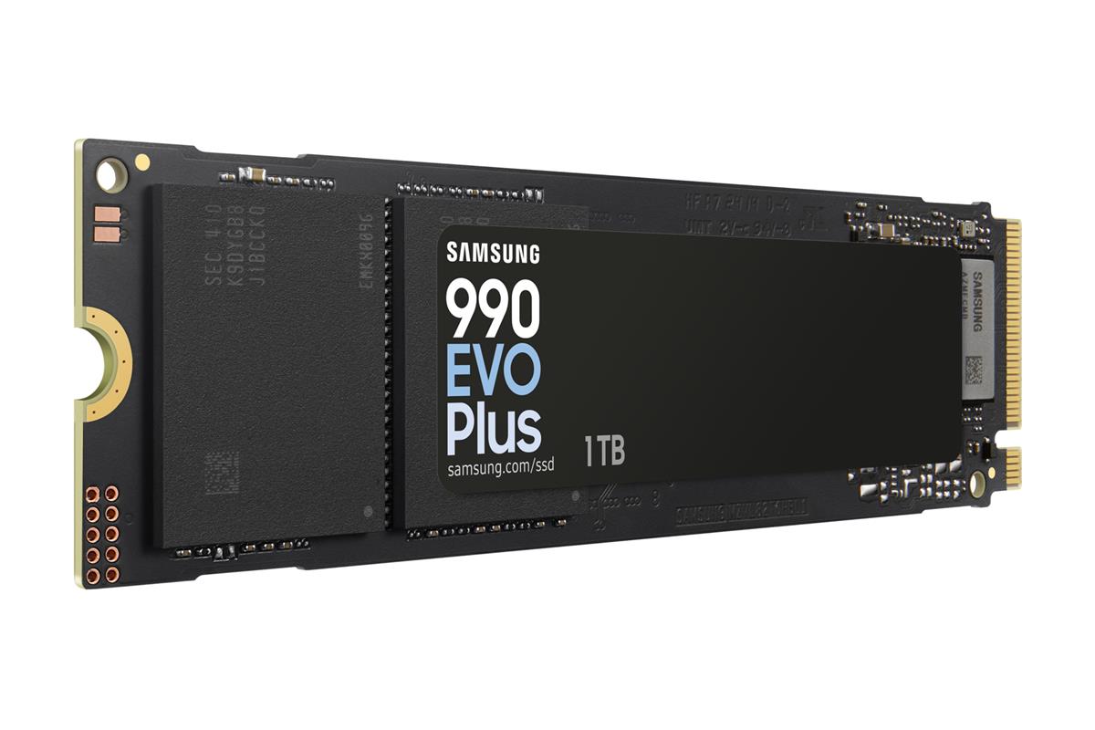 Samsung 990 EVO PLUS 1TB M.2 2280 NVMe 2.0 PCIe 4.0/5.0 SSD