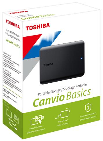 Toshiba Canvio Basics 2TB External Hard Drive USB 3.0