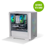Thermaltake Genesis Ultimate V5 Ryzen 5 5600 RTX 5060 1TB SSD 16GB RAM W11H Gaming Desktop PC - Snow by Thermaltake