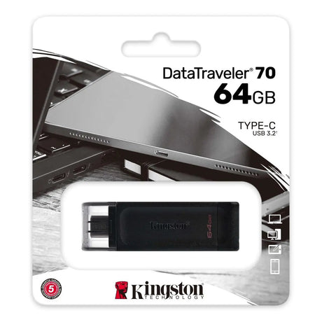 Kingston DataTraveler 70 64GB USB-C Flash Drive by Kingston