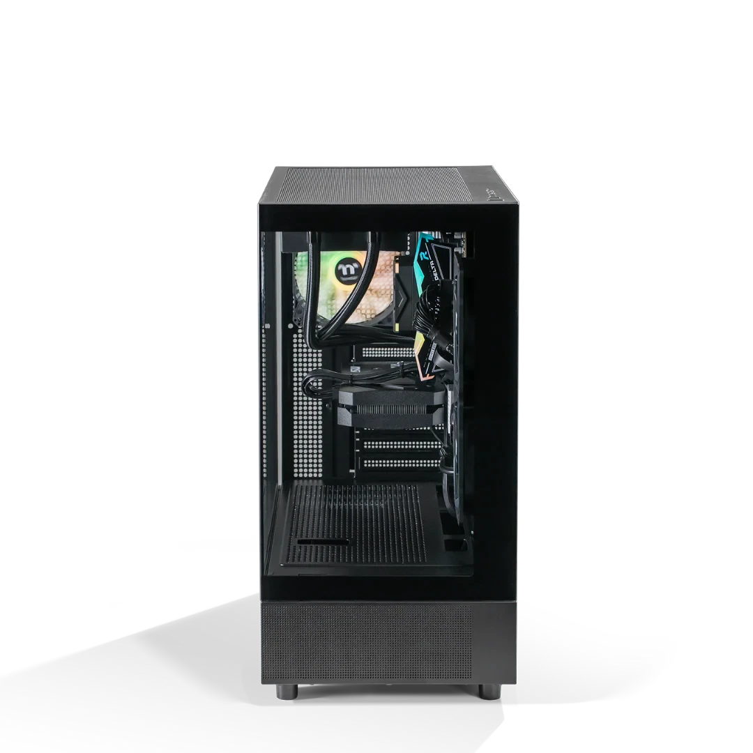 Thermaltake Horizon V2 Ryzen 5 7500F 32GB RTX 5060 1TB SSD 32GB RAM W11H Gaming Desktop PC - Black by Thermaltake