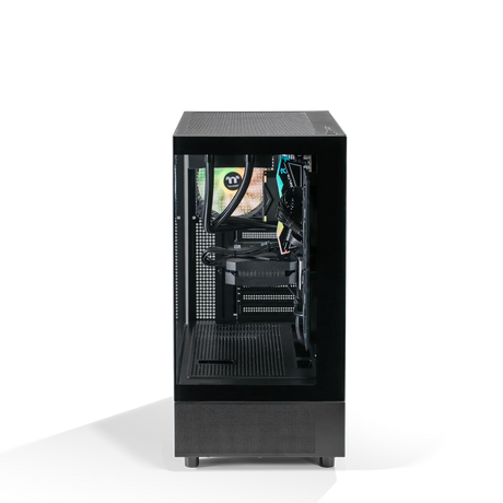 Thermaltake Horizon V2 Ryzen 5 7500F 32GB RTX 5060 1TB SSD 32GB RAM W11H Gaming Desktop PC - Black