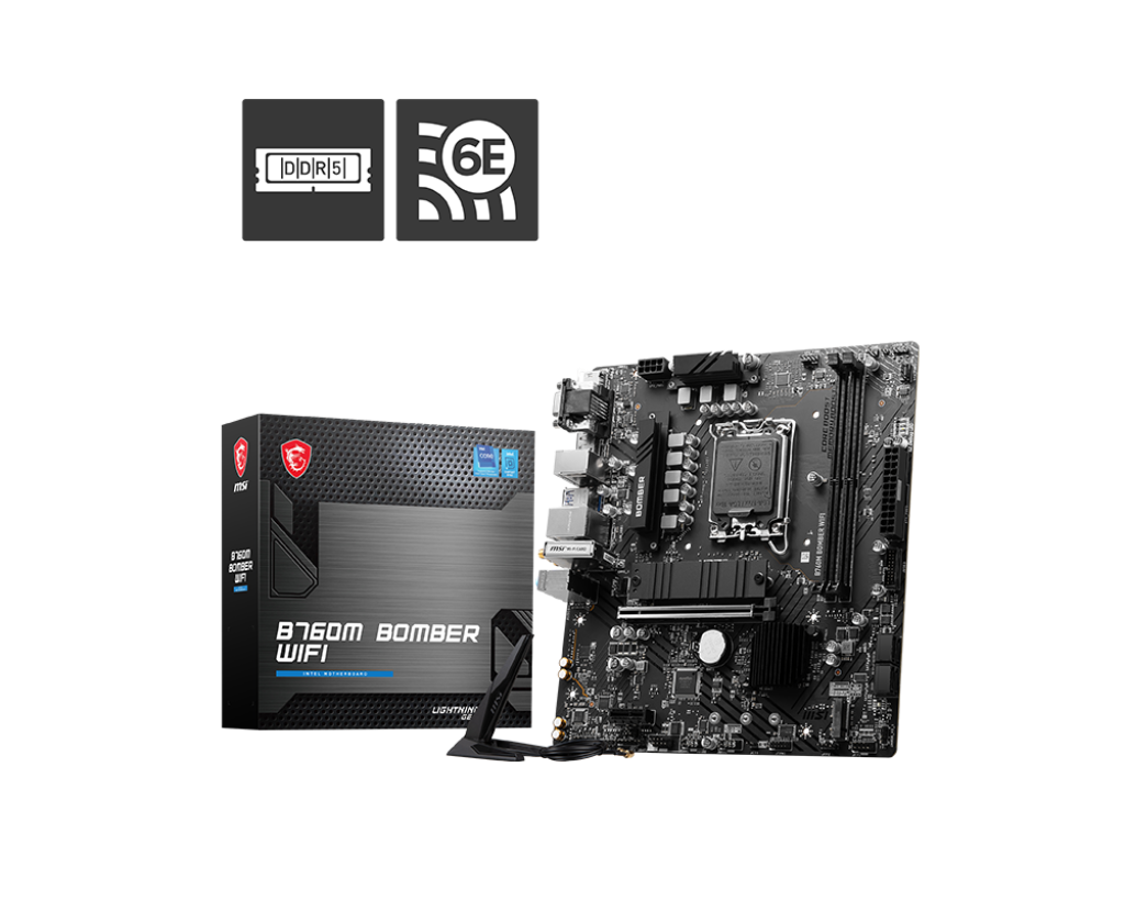 MSI B760M BOMBER WIFI Motherboard