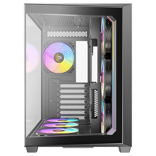 Antec C5 ARGB ATX, mATX Seamless Edge to Edge Black Case