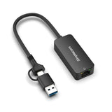 Simplecom NU405C SuperSpeed USB-C and USB-A to 2.5G Ethernet Network Adapter 2.5Gbps LAN by Simplecom
