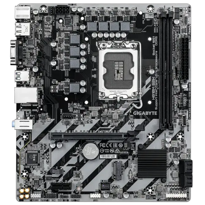 Gigabyte H810M S2H Intel LGA 1851 ATX Motherboard, 2x DDR5 by Gigabyte