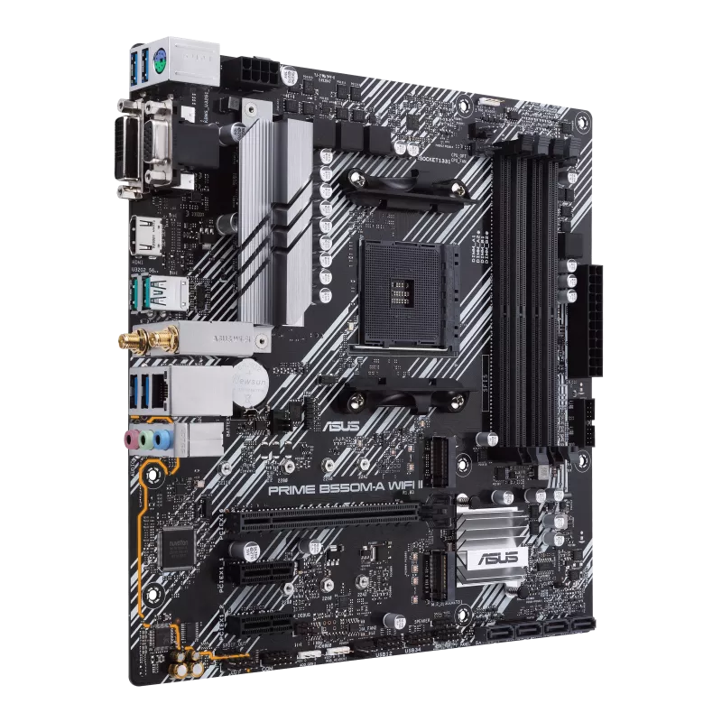 ASUS PRIME B550M-A WIFI II AM4 mATM Motherboard