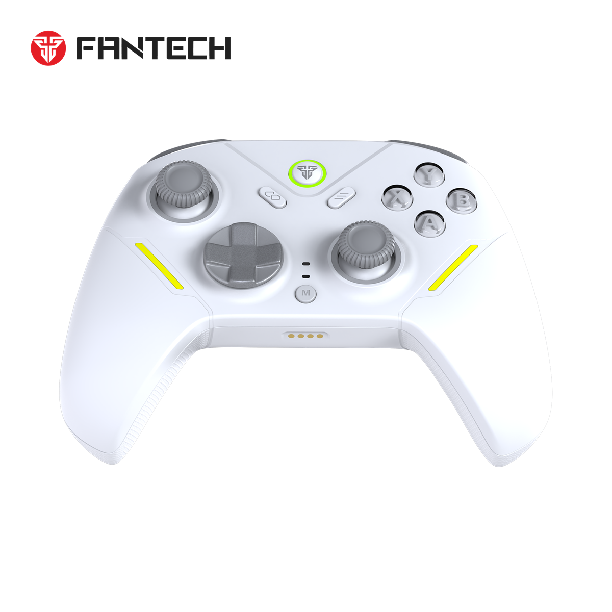 Fantech ZENITH PRO Wireless Gamepad RGB Multi-Platform Game Controller with Charging Dock (White) by Fantech