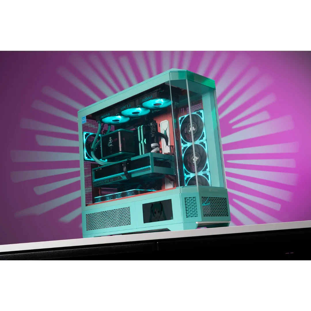 Thermaltake ASUS Hatsune MIKU Limited Edition Desktop PC, Ryzen 7, 32GB RAM, 2TB SSD, RTX 5080, Windows 11 Home by Thermaltake