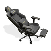 Cougar Armor Evo M Gold Gaming Chair with foot rest