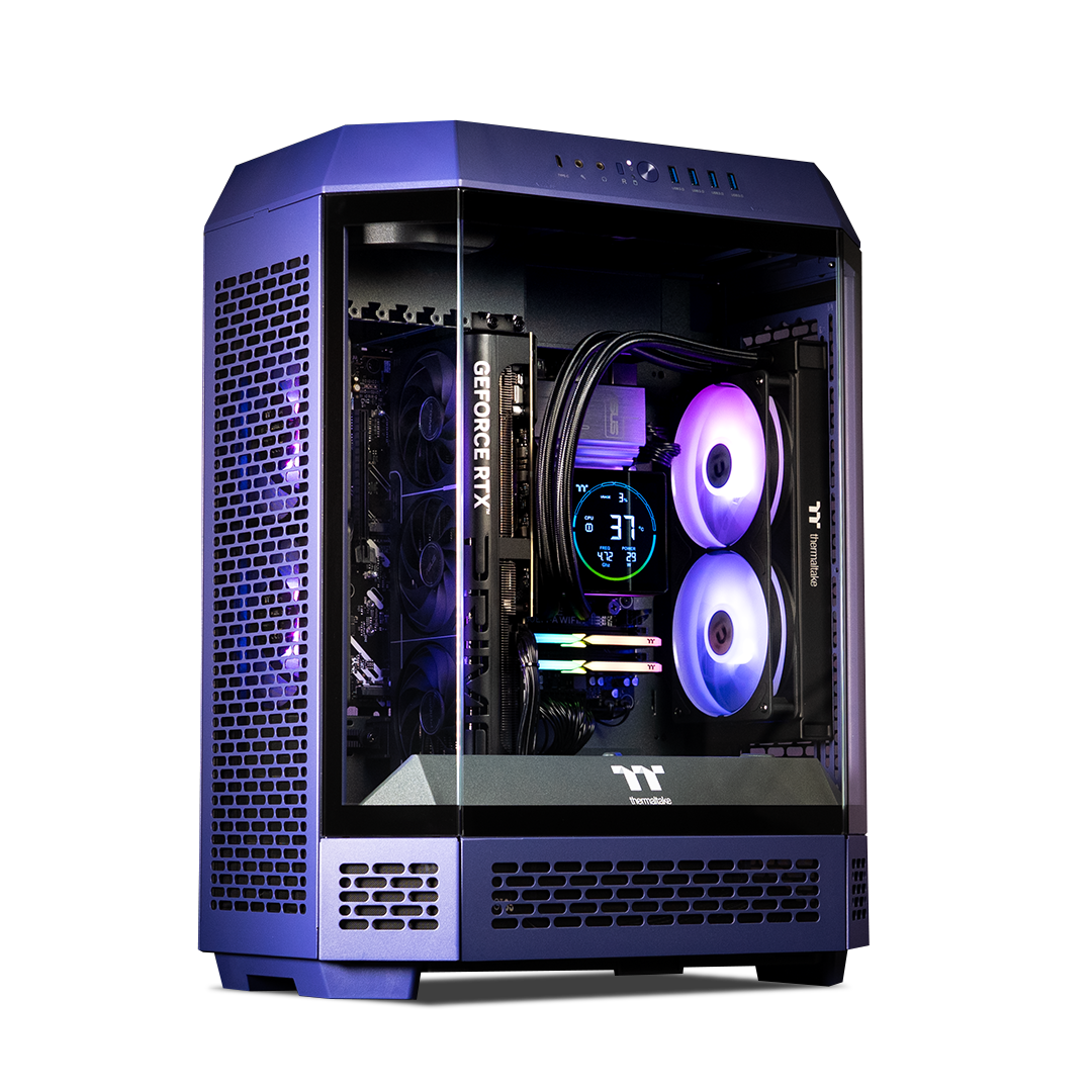 Thermaltake Citadel 600 Pro Desktop PC Intel Core i5-14600KF 32GB RAM RTX 5070 W11H - Tower 600 Future Dusk