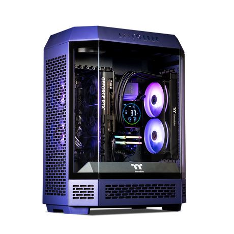 Thermaltake Citadel 600 Pro Desktop PC AMD Ryzen 5 7600 32GB RAM RTX 5070 W11H - Tower 600 Future Dusk
