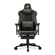 Cougar Armor Evo M Gold Gaming Chair with foot rest