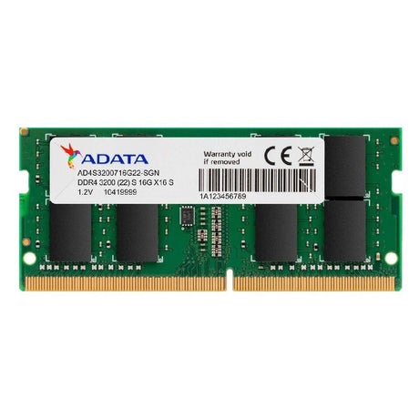 ADATA 8GB DDR4-3200 SODIMM Memory - Electronics > Electronics Accessories > Memory > RAM from Adata
