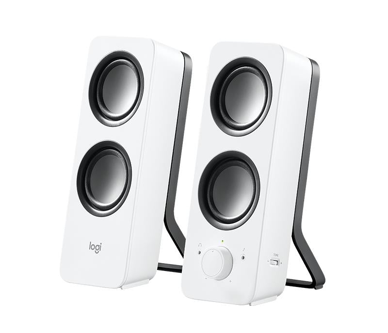 Logitech Z200 Multimedia Speakers-Snow White