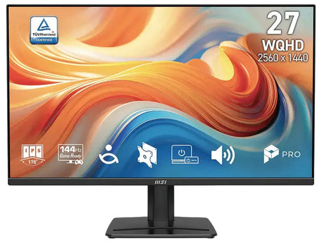 MSI PRO MP275Q E14 27" WQHD IPS 144Hz 1ms Business Monitor by IT Warehouse