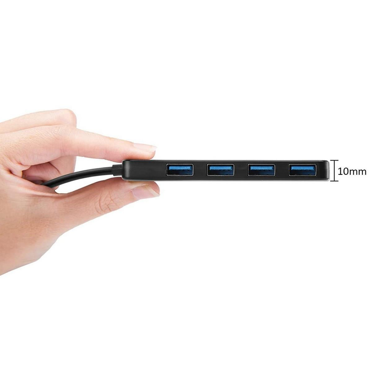 Simplecom CH340 Compact USB-C to 4 Port USB-A Hub