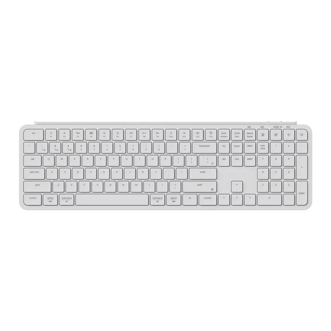 Keychron B6 Pro Wireless / Wired / 2.4GHz UltraSlim Wireless Keyboard (Ivory White)