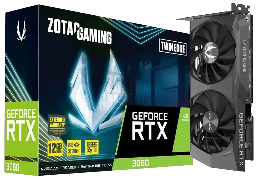 Zotac Gaming GeForce RTX 3060 Twin Edge, 12GB by Zotac