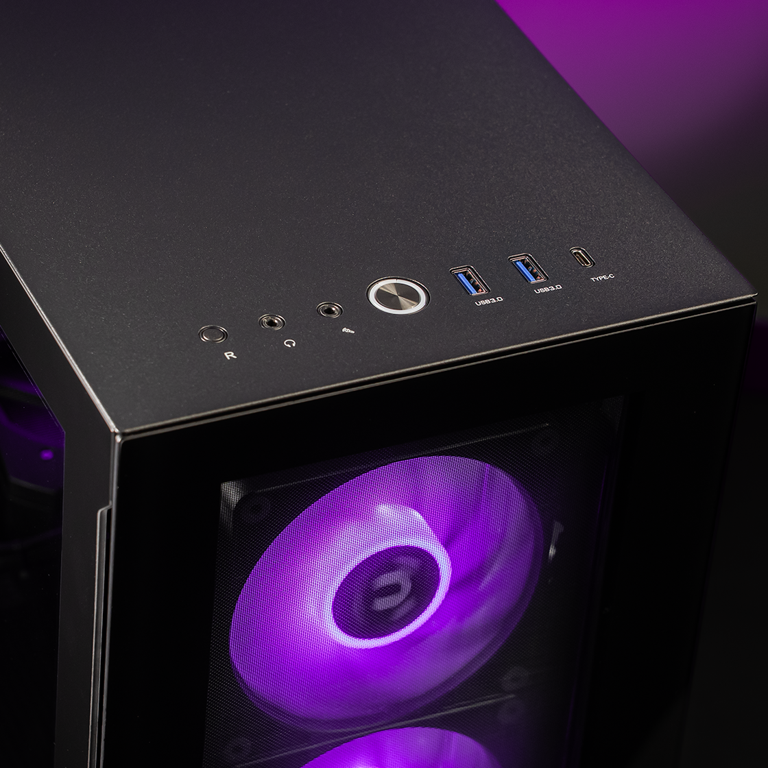 Thermaltake Infinity PRO V7 Desktop PC Intel Core i5-14600KF 32GB RAM RTX 5070 W11 - V350 Black