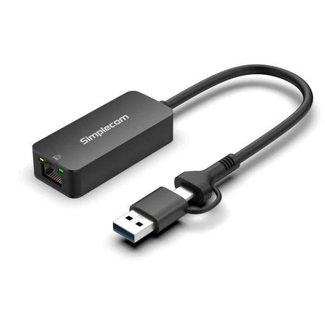 Simplecom NU405C SuperSpeed USB-C and USB-A to 2.5G Ethernet Network Adapter 2.5Gbps LAN by Simplecom