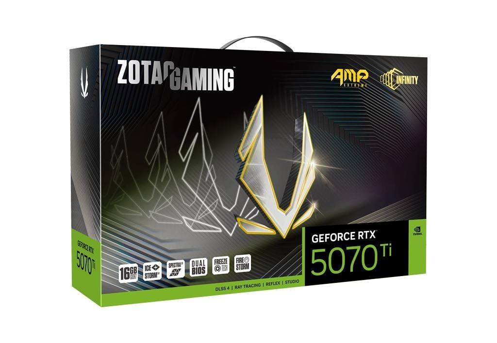 ZOTAC Gaming GeForce RTX 5070 Ti AMP EXTREME INFINITY 16GB Video Card