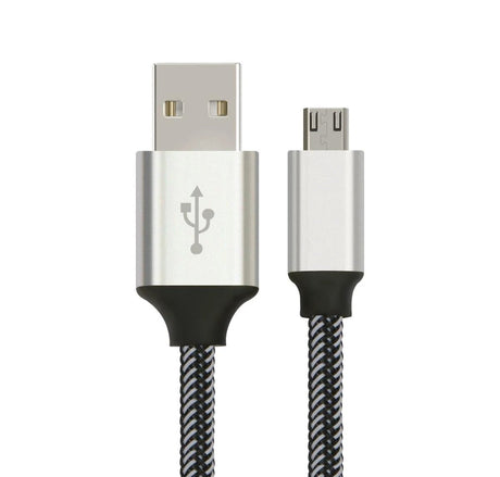 Astrotek 2m Micro USB Data Sync Charger Cable Cord Silver White by Astrotek