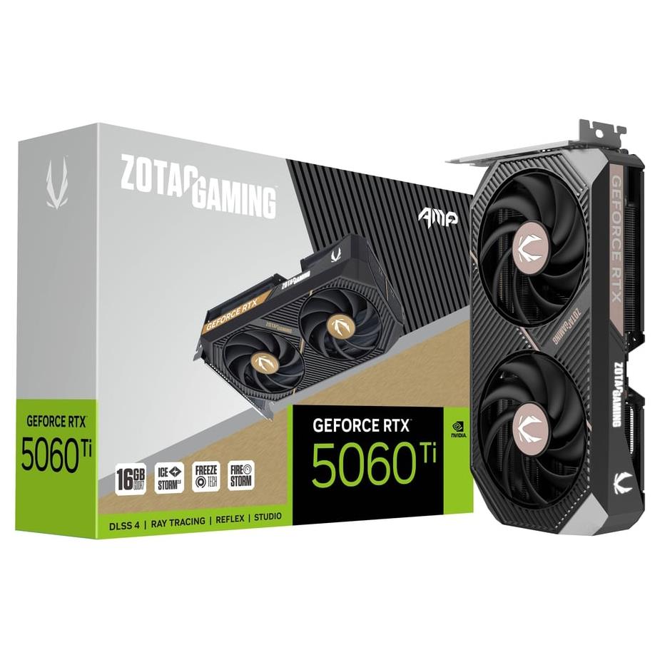 ZOTAC Gaming GeForce RTX 5060 Ti AMP GDDR7 16GB