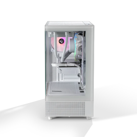Thermaltake Horizon Pro V2 Ryzen 5 7600 GeForce RTX 5070 2TB SSD 32GB RAM W11H Gaming Desktop PC - Snow Edition by Thermaltake