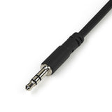StarTech Slim Stereo Splitter Cable - 3.5mm Male to 2x 3.5mm Female