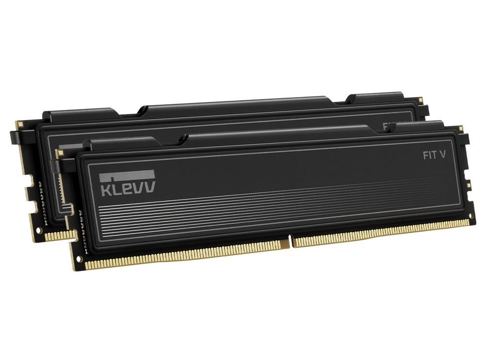 KLEVV FIT V 32GB (2 x 16GB) DDR5 6000MHz CL30 Desktop RAM - Black