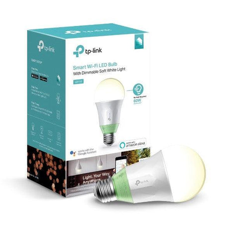 TP - Link Smart WiFi LED White Bulb 800Lm - IT Warehouse