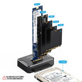 Simplecom SA516 NVMe/SATA Dual Protocol M.2 SSD and 2.5" SATA to USB Adapter 10Gbps