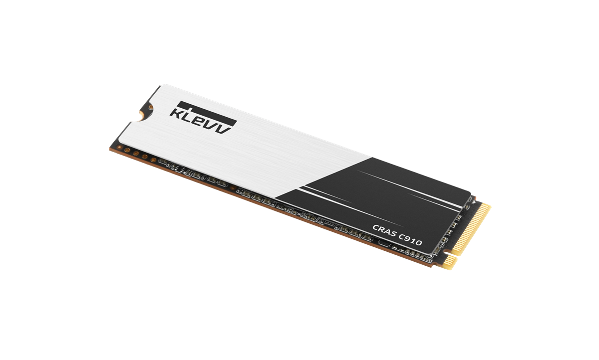 KLEVV CRAS C910 4TB M.2 NVMe PCIe Gen4x4 SSD Heatsink Included, up to 5200MB/s