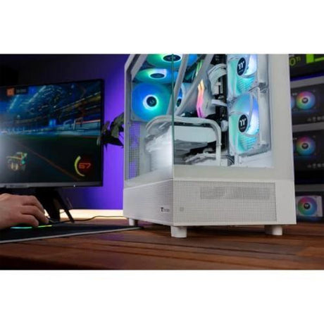 Thermaltake Horizon Pro V2 Ryzen 5 7600 GeForce RTX 5070 2TB SSD 32GB RAM W11H Gaming Desktop PC - Snow Edition by Thermaltake
