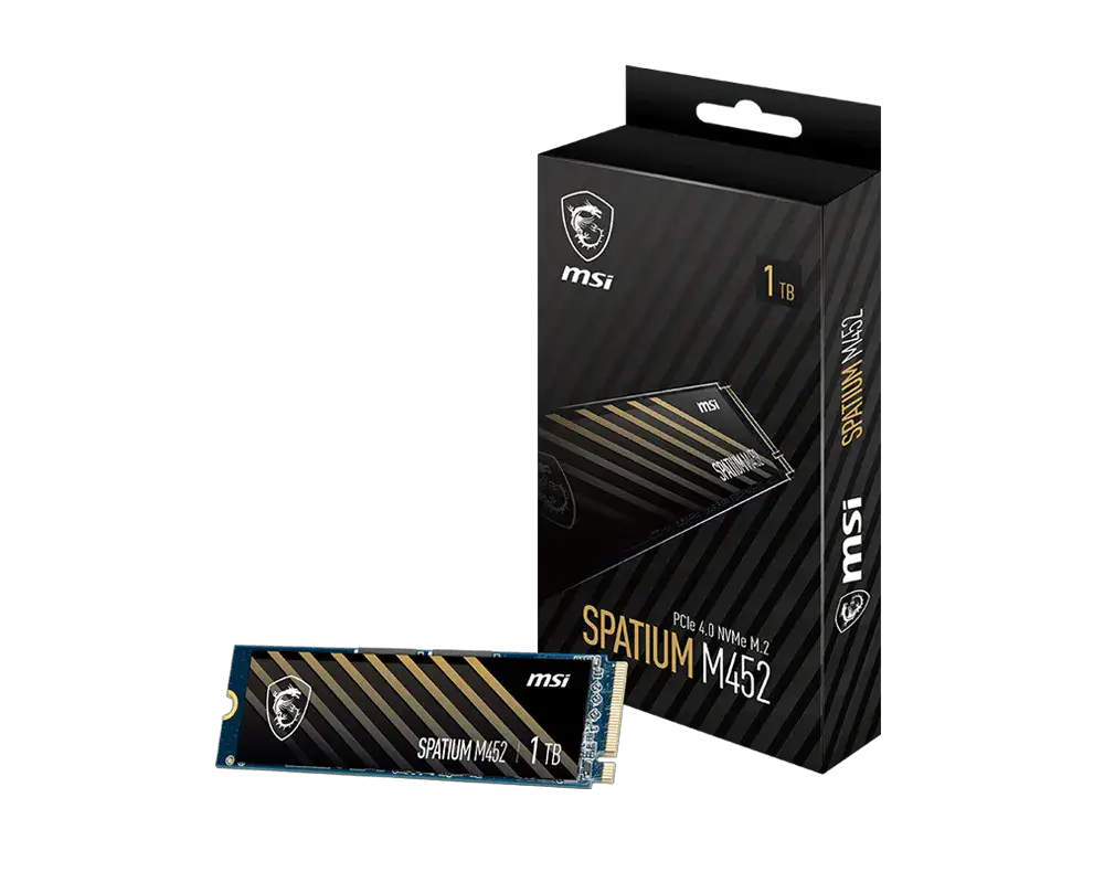 MSI Spatium M452 PCIe 4.0 NVMe M.2 1TB SSD by MSI