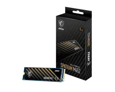 MSI Spatium M452 PCIe 4.0 NVMe M.2 1TB SSD by MSI